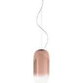 Artemide Taklampa , Gople Mini, dimbara, Koppar, Vardagsrum, Glas, Design