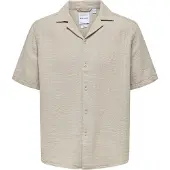 Only & Sons Skjorta 'ONSLatham' taupe