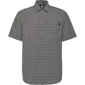 Mammut - Vandringskläder - Lenni Shirt Men Steel Black för Unisex - Storlek S - Svart
