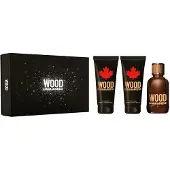 Dsquared2 Wood Gift Set Eau de Toilette for Men 100 ml, duschgel 100 ml och aftershave-balsam 100 ml
