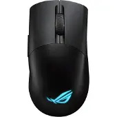 Asus Keris Wireless AimPoint Gaming-mus Trådlös, Bluetooth, USB Optisk Svart 5 Knappar 36000 dpi Upplyst, Laddningsbara