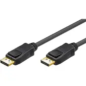 Connection DisplayPort kabel, 3m, 4K Ultra HD 2160p (60 Hz), 1.2, guld 3 m