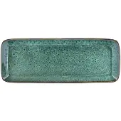 Bitz Gastro Serveringsfat rektangulärt 38 x 14 cm Svart / Grön