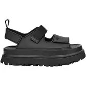 Ugg för kvinnor. 1152685 Golden Glow Sandaler svart (41), Karta, 3 till 5 cm, Kardborreband, Casual
