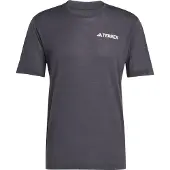 Adidas - Trail running kläder - Xperior Tee Carbon för Unisex - Storlek M - Grå
