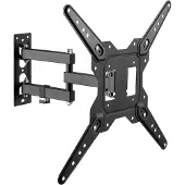Vision VFM-WA4X4/3 - Monteringssats (väggfäste) - dubbelledad - för LCD-display - kallvalsat stål - svart - skärmstorlek: 37-60
