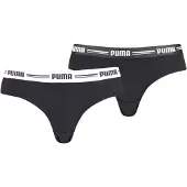 Puma Brazilian Panties 2 Units Svart L Kvinna