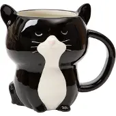 Adlibris Mugg Cat Shape Hisab Joker
