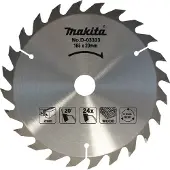 Makita Sågklinga för trä ; 165x20,0 mm; Z24; 20°