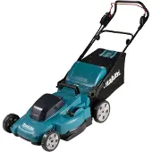Makita Batteridriven gräsklippare DLM538PG2; 2x18 V; 2x6,0 Ah batt.