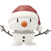 Hoptimist figur Soft Santa Snowman S White 33689