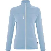 Millet - Fleece dam - Fusion Grid Jkt W Iceberg för Unisex - Storlek L - Blå