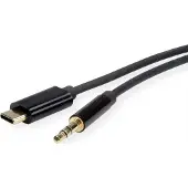 Roline Skärm Adapter [1x USB 3.2 Gen 1 kontakt C (USB 3.0) - 1x Teleplugg 3.5 mm] 3.00 m
