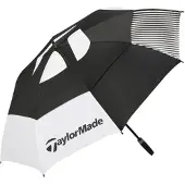 TaylorMade Double Canopy Umbrella Umbrella Black/White