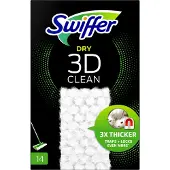 Swiffer Sweeper 3D Clean | Golvservetter refill | 14st