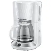 Russell Hobbs Honeycomb 27010-56 - Kaffemaskin - 15 koppar - vit