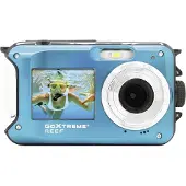 GoXtreme Reef - Digitalkamera - kompakt - 8.0 MP / 24.0 MP (interpolerat) - 1 080 p - undervatten upp till 3 m - blå