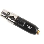 Deity DA4 Microdot-adapter för W.Lav (svart)