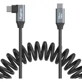 SmallRig 4792 Usb-c Rak Till Usb-c Vinklad Spiraldatakabel