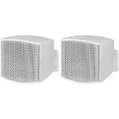 Monacor ELA-vägghögtalare, Vägghögtalare EUL-26/WS 10 W Luxvit 1 par