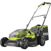 Ryobi - 18 Volt ONE+ borstlös gräsklippare Ø 37 cm - 2 4,0 Ah-batterier - RY18LM37A-240