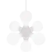 Kdln Taklampa , ATOMIUM, dimbara, Vit, Vardagsrum, Metall, Design