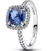 Pandora Timeless blue halo-ring silver 193550C01-50