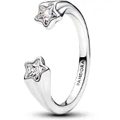 Pandora Moments North Star silver ring 193582C01-56