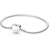 Pandora Moments graverbart hjärtarmband silver 599206C00-21
