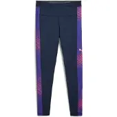 Puma Tights Individualblaze - Club Navy/lila Dam, storlek X-Small