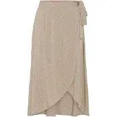 Pieces Kjol 'PCTALA' beige / vit