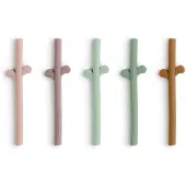 Done by Deer Sugrör - 5-pack - Peekaboo - Powder Mix - - One Size - Sugrör