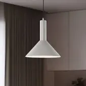 Sigma Hänglampa Vitrum cone , dimbar, Aluminium / grå / zink, Vardagsrum / matsal, Metall, Modern, Pendellampa