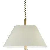 Knapstein Hänglampa RENA, dimbar, Vitt / opal, Vardagsrum / matsal, Mässing, Design, Pendellampa