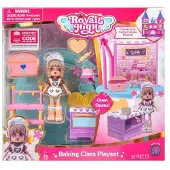 Royale High Baking Class PlaySet - 1 Doll 6 Tillbehr - Passar inuti Castle PlaySet - Virtuell artikel Kod Ingr - ldrarna 5+