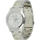 GUESS Analog klocka 'Annette' silver / transparent