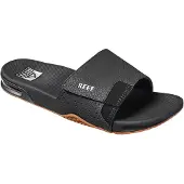 Reef - Sandaler och flip-flops - Fanning Slide Black/Silver för Unisex - Storlek 42 - Svart