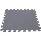 Intex Skyddsmatta för Pool, 8-pack, 50x50 cm, Grå