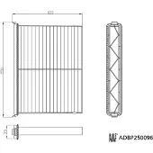 Blue Print Kupéfilter ADBP250096