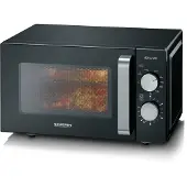 Severin MW 7762 Mikrovågsugn Svart, Rostfritt stål 800 W Grillfunktion