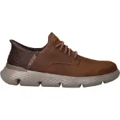 SKECHERS för män. 205046 Garza Gervin Slip-ins Lädertofflor Gervin svart (44), Hud, Karta, Nyckelband, Casual