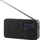 Imperial DABMAN 17 bärbar DAB+/FM-radio med Bluetooth svart