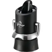 VacuVin Champagne Saver, Sort, Sølv