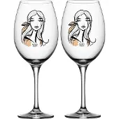 Kosta Boda All About You vinglas 2-pack 52 cl Wait for her