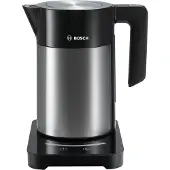 Bosch Vattenkokare TWK7203 - Svart/borstat stål - 2200 W *DEMO*