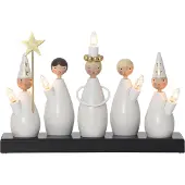 Star Trading Ljusstake Luciakör | 5 ljus | vit []