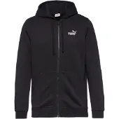 Puma Sportsweatjacka 'Essentials No. 1' svart / vit
