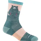 Darn Tough Women's Bear Town Micro Crew Light Cushion Quartz