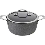 Ballarini 75002-826-0, 2,67 l, Rund, Grå, Gjuten aluminium, Titan, Rostfritt stål
