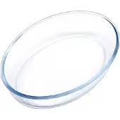 Guardini oval ugnsform i glas borosilikat 35x24x7 cm / 3L